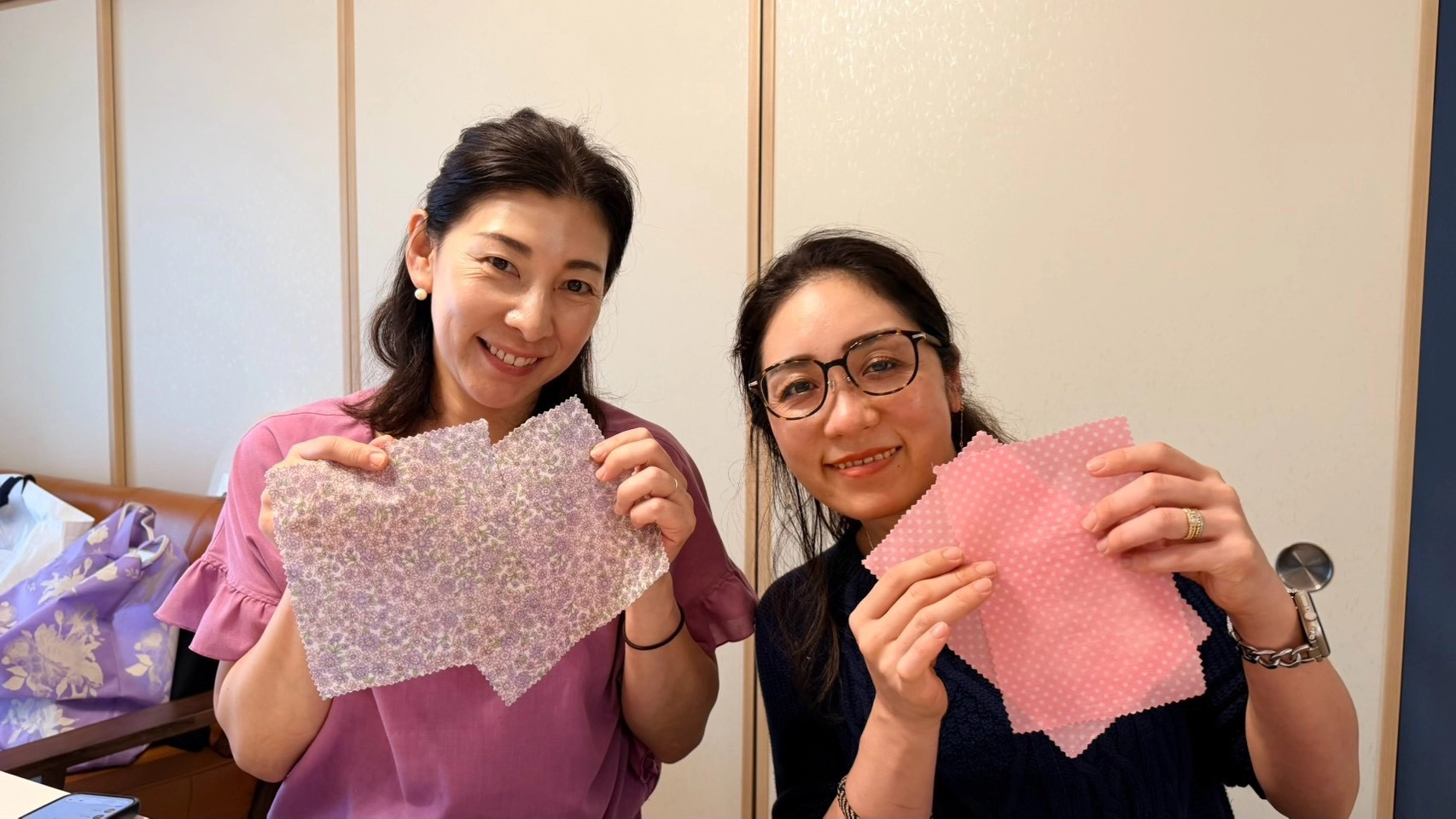 ミツロウラップワークショップの様子