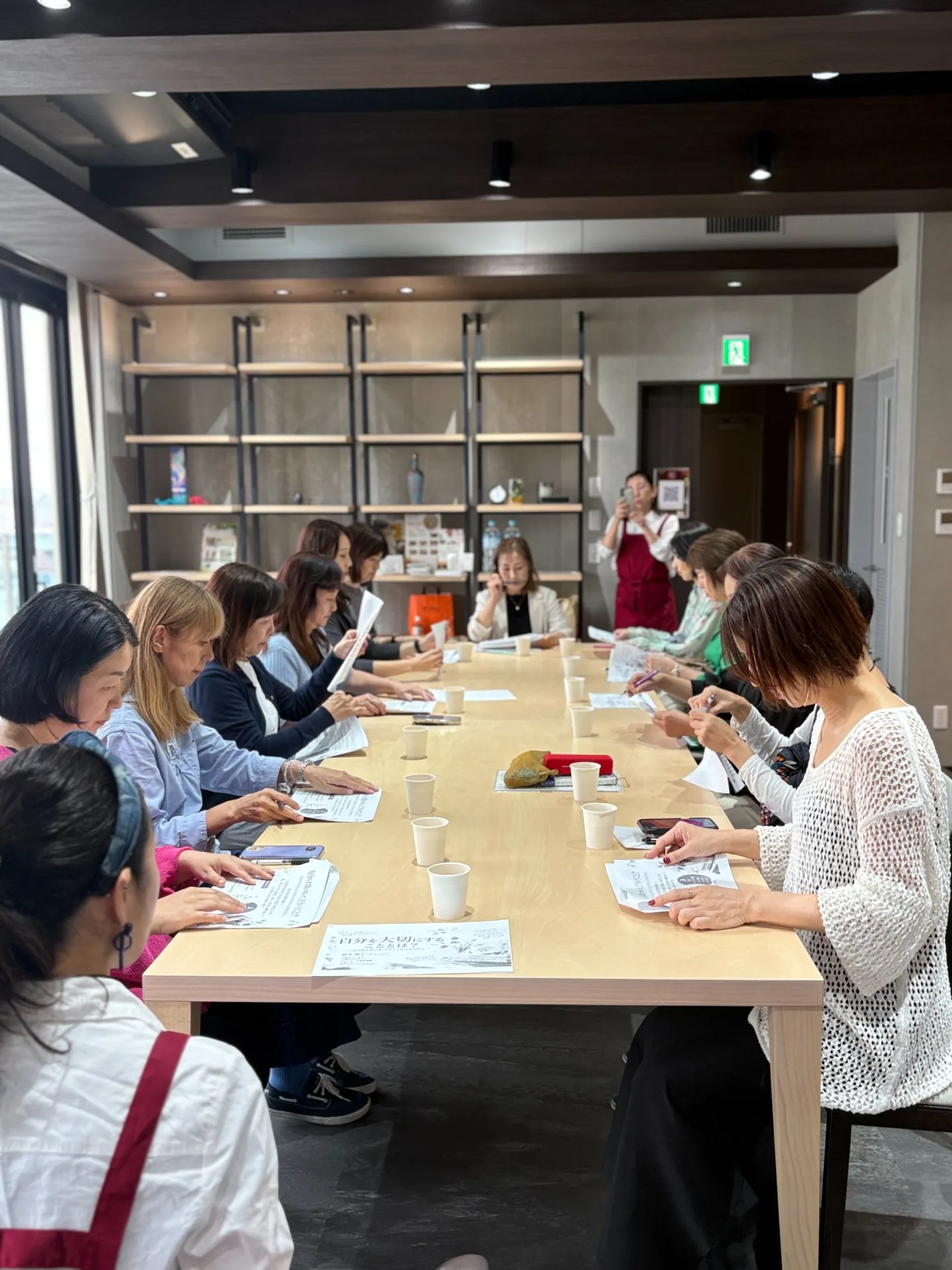 健康美食交流会の様子